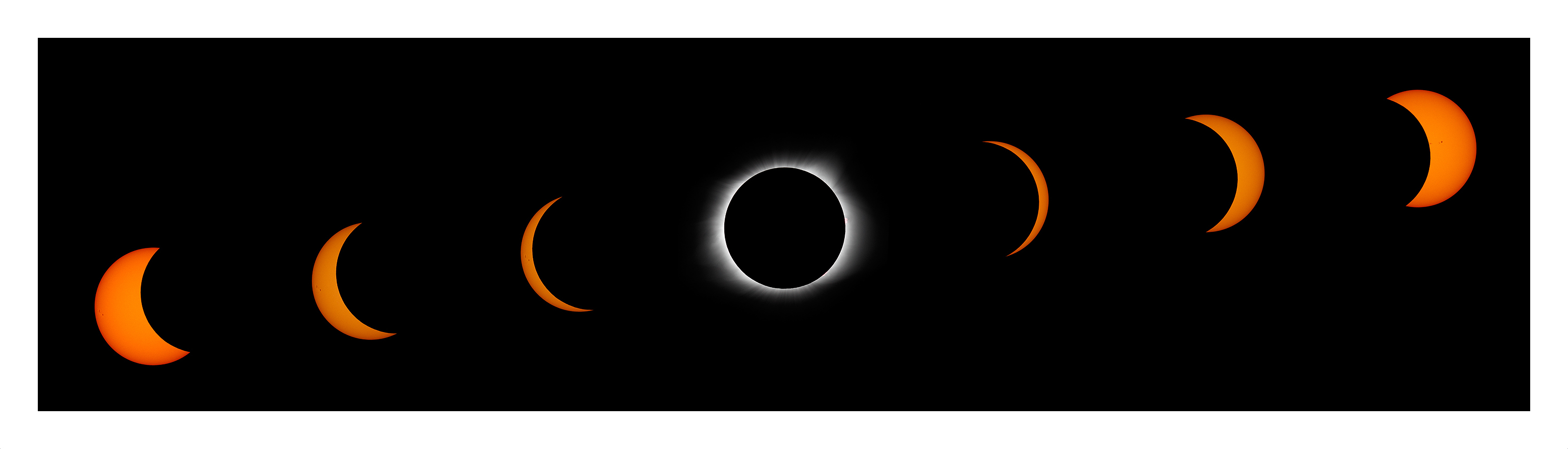 Composite of the Eclipse